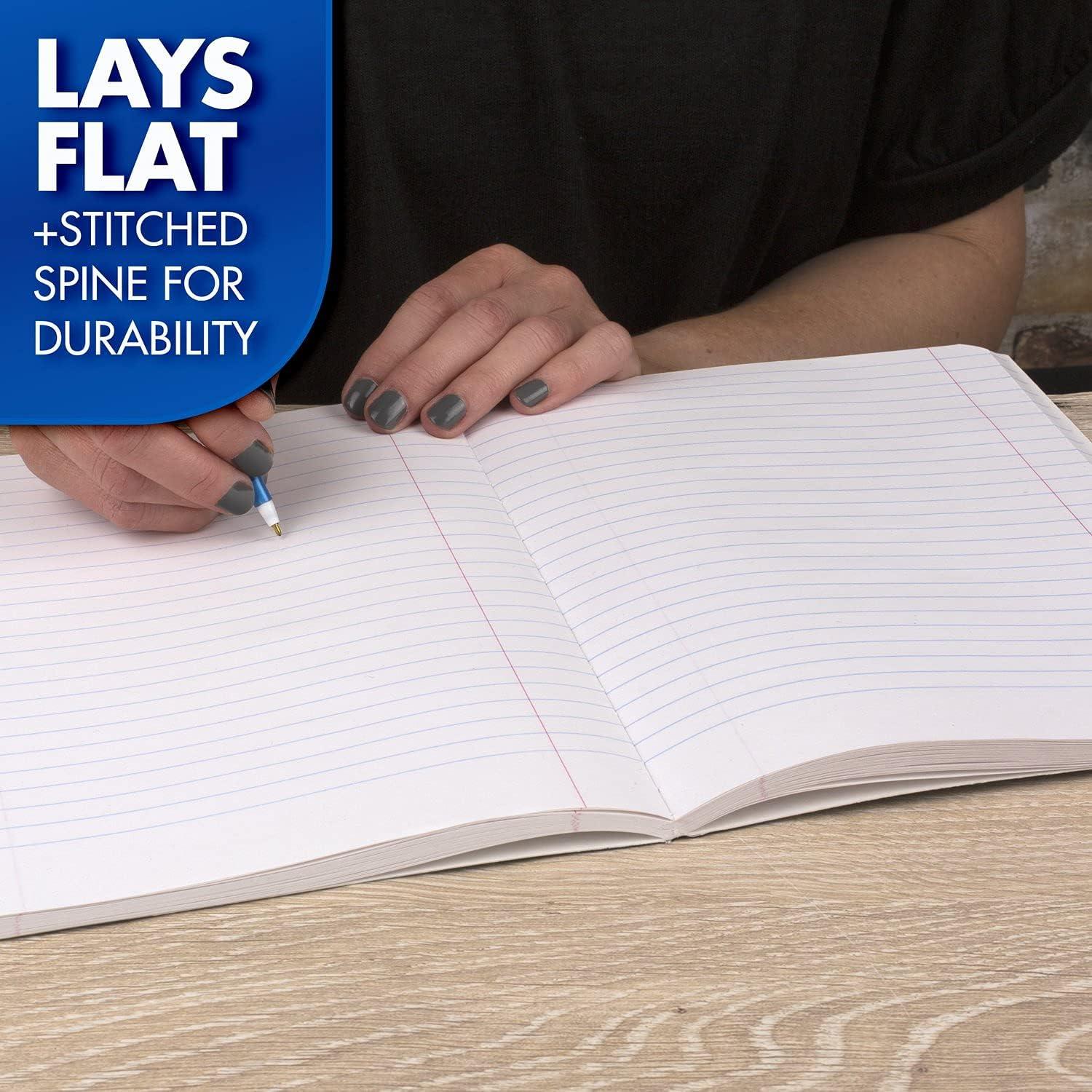 imageMead Composition Notebook 12 Pack College Ruled Paper 712quot x 934quot 100 Sheets per Comp Book Black Marble 72938Pack of 3