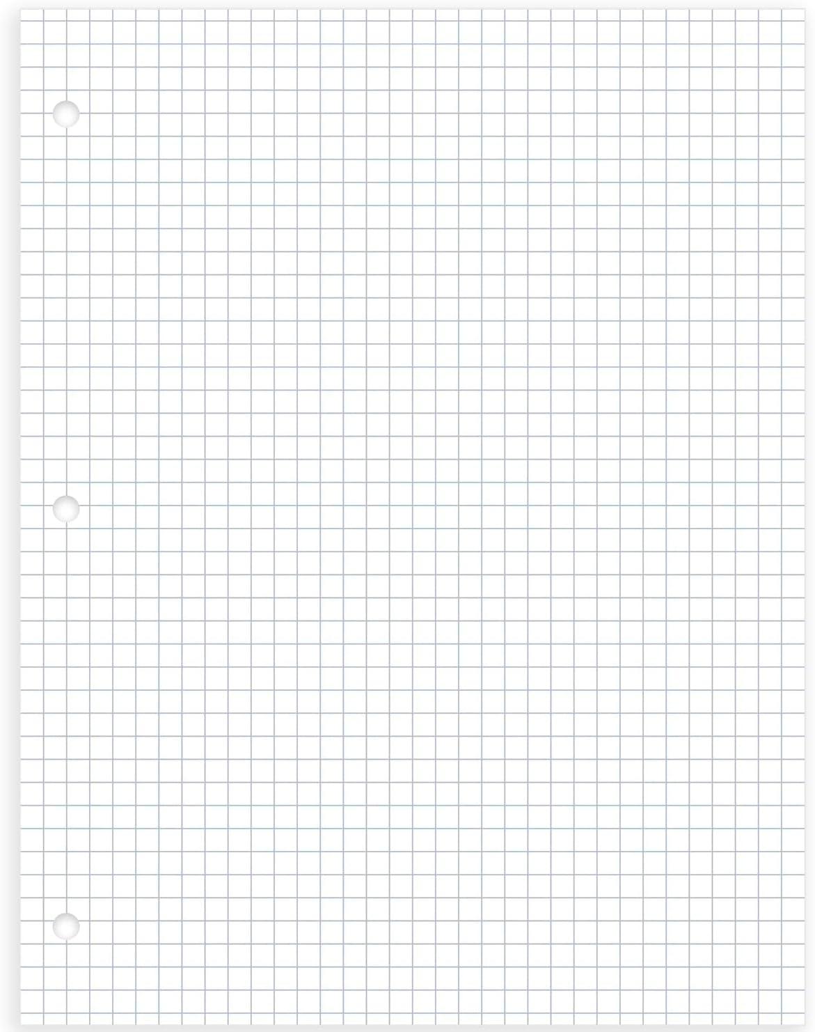 imageMead Loose Leaf Paper Graph Ruled Filler Notebook Paper 8quot x 1012quot 400 Sheets Fits 3Ring Binder 150038ECM