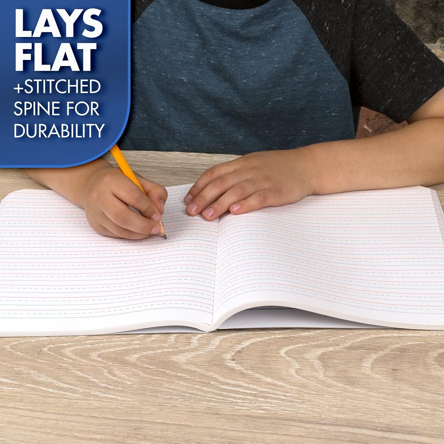 imageMead Primary Composition Book 12 Pack Primary Ruled Journal Grades K2 712quot x 934quot 100 Sheets per Comp Book Assorted Colors 610054ECM1 Pack