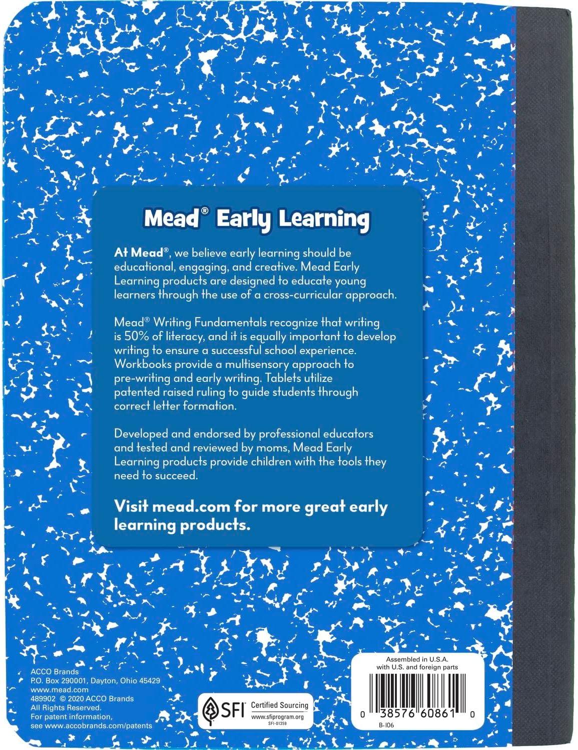 imageMead Primary Composition Book 12 Pack Primary Ruled Journal Grades K2 712quot x 934quot 100 Sheets per Comp Book Assorted Colors 610054ECM4 Pack