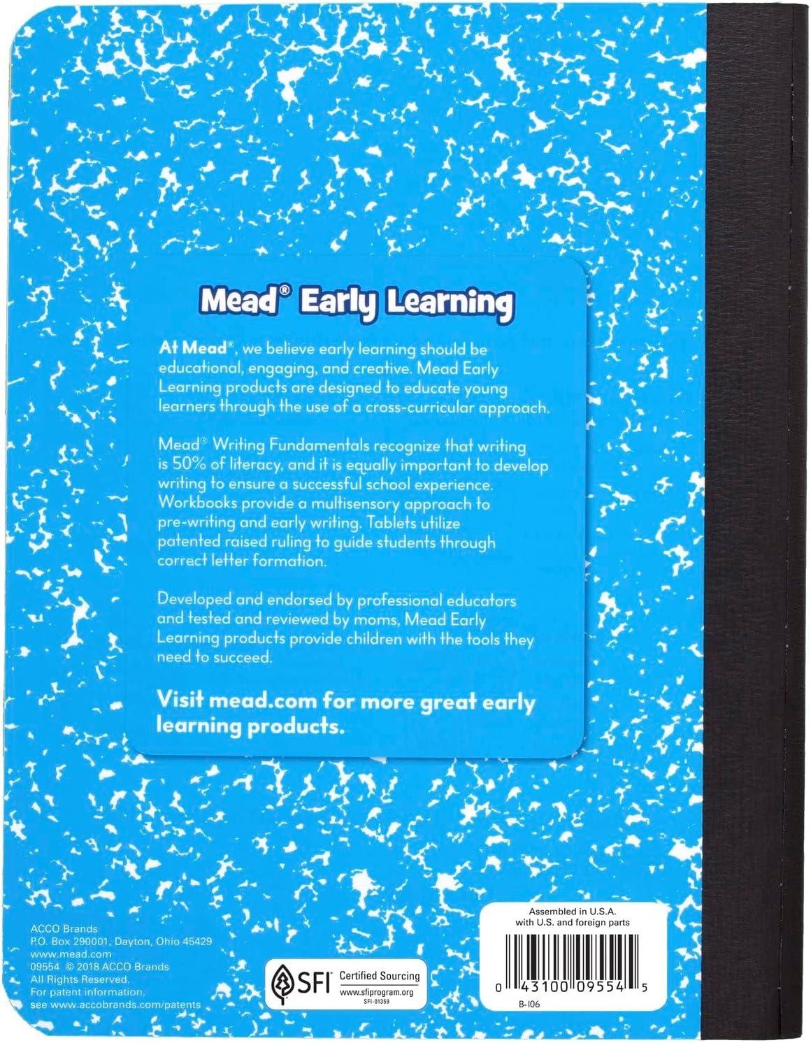 imageMead Primary Journal Half Page Ruled Grades K2 7 12quot x 934quot 100 Sheets Color Will Vary 10297Assorted Colors