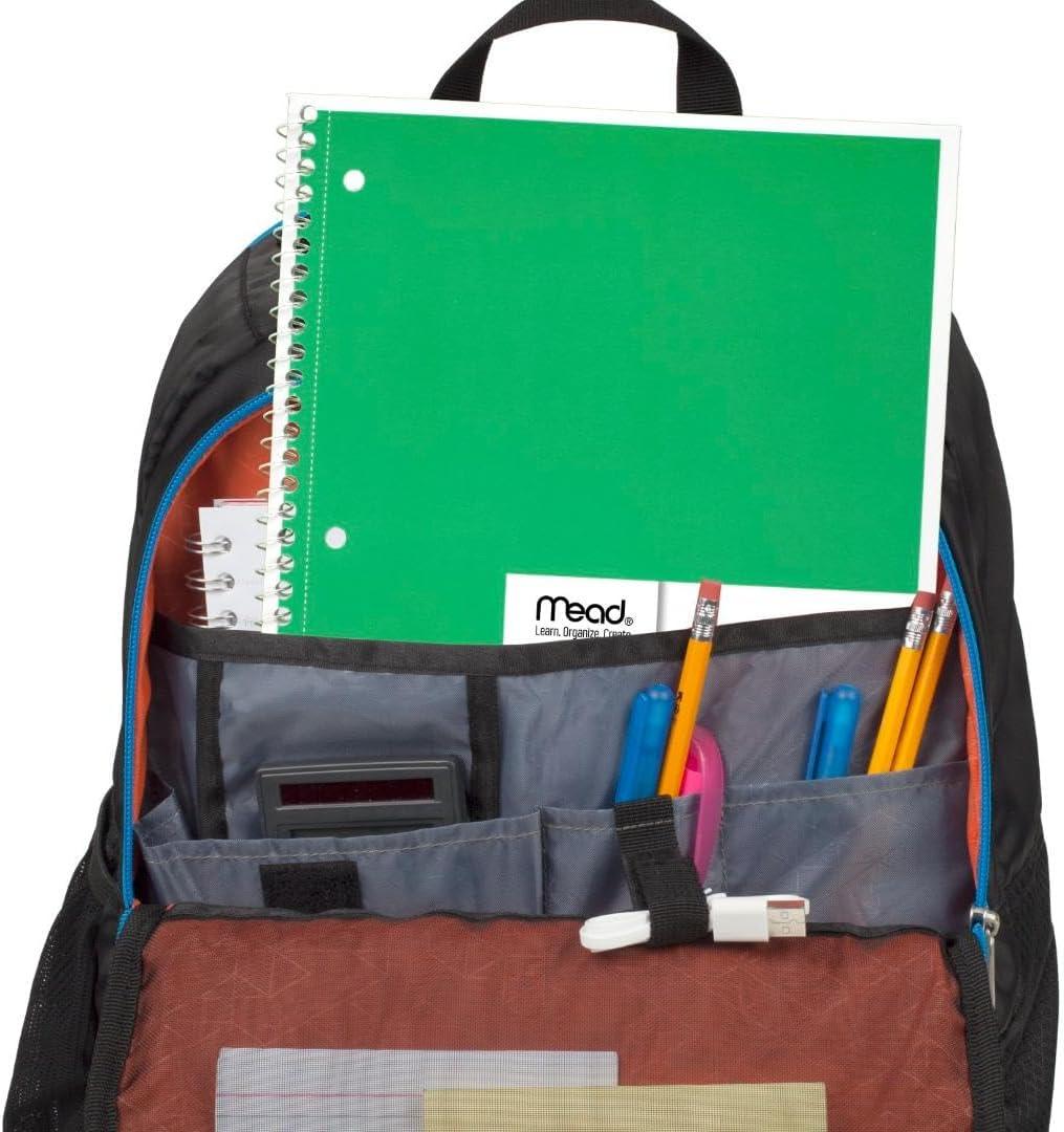 imageMead Spiral Notebook 24 Pack 1 Subject Wide Ruled Paper 712quot x 1012quot 70 Sheets per Notebook Colors Will Vary 930203ECM25Pack of 6