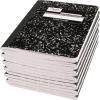 imageMead Composition Notebook 3 Pack Wide Ruled Paper 712quot x 934quot 100 Sheets per Comp Book Black Marble 38301Pack of 12