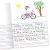 imageMead Primary Journal Half Page Ruled Grades K2 7 12quot x 934quot 100 Sheets Color Will Vary 10297Color Selected For You