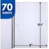 imageMead Spiral Notebook 12 Pack 1 Subject College Ruled Paper 712quot x 1012quot 70 Sheets per Notebook Colors Will Vary 830063ECM25Pack of 12