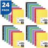 imageMead Spiral Notebook 12 Pack 1 Subject College Ruled Paper 712quot x 1012quot 70 Sheets per Notebook Colors Will Vary 830063ECM25Pack of 24