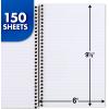 imageMead Spiral Notebook 3 Subject College Ruled Paper 8quot x 11quot 120 Sheets Color Will Vary 82039425Small