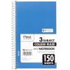 imageMead Spiral Notebook 3 Subject College Ruled Paper 8quot x 11quot 120 Sheets Color Will Vary 82039425Small