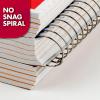 imageMead Spiral Notebook 3 Subject Wide Ruled Paper 712quot x 1012quot 120 Sheets Color Will Vary 93020625Pack of 1
