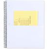 imageMead Spiral Notebook 5 Pack 5 Subject Wide Ruled Paper Plastic Cover 8quot x 1012quot 160 Sheets per Notebook Black Red Blue Green and Yellow 930101AECM3 Subject
