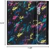 imageMead Trapper Keeper Binder Retro Design 1 Inch Binder with Folders and Pockets Holds 812quot x 11quot Paper Shapes 260038CQ1ECMPaint Splatter