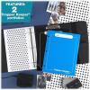 imageMead Trapper Keeper Binder Retro Design 1 Inch Binder with Folders and Pockets Holds 812quot x 11quot Paper Shapes 260038CQ1ECMShapes