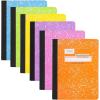 imageMead Composition Notebook 6 Pack College Ruled Paper 712quot x 934quot 100 Sheets per Comp Book Assorted Colors 850106ECM