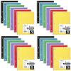 imageMead Spiral Notebook 12 Pack 1 Subject College Ruled Paper 712quot x 1012quot 70 Sheets per Notebook Colors Will Vary 830063ECM25Pack of 24
