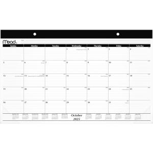 imageMead 2026 Desk Calendar Desk Pad Monthly 15Month 1734quot x 11quot Compact Basic CRM82005262026