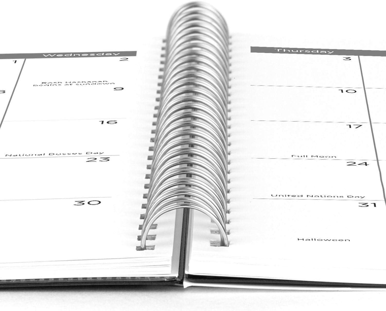 imageMead 2026 Planner Weekly ampamp Monthly 15Month 812quot x 11quot Large Basic Sage Green CRW6209326Black