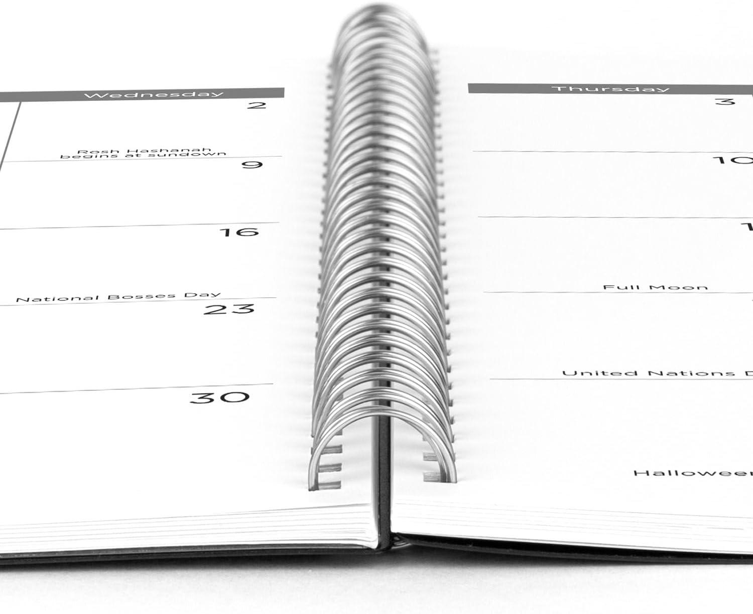 imageMead 2026 Planner Weekly ampamp Monthly 15Month 812quot x 11quot Large Basic Sage Green CRW6209326Black