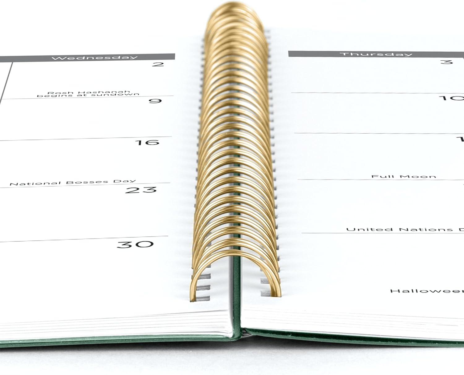 imageMead 2026 Planner Weekly ampamp Monthly 15Month 812quot x 11quot Large Basic Sage Green CRW6209326Sage Green