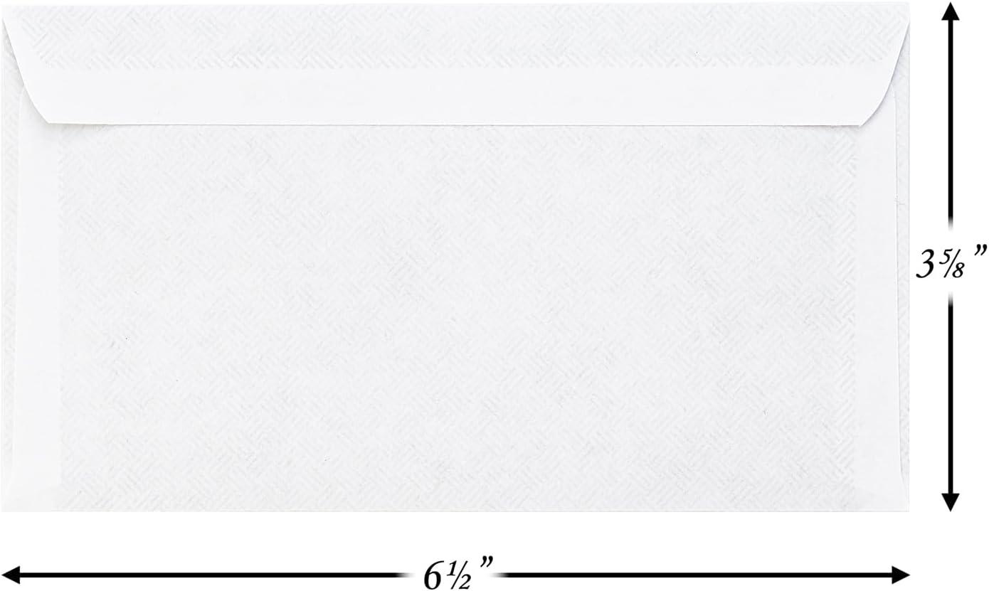 imageMead 634 Envelopes 358quot x 612quot Security Printed Lining for Privacy PressIt SealIt Self Adhesive Closure White AllPurpose 20lb Paper Mailing Envelopes 500 Count 742021Small Pack of 5