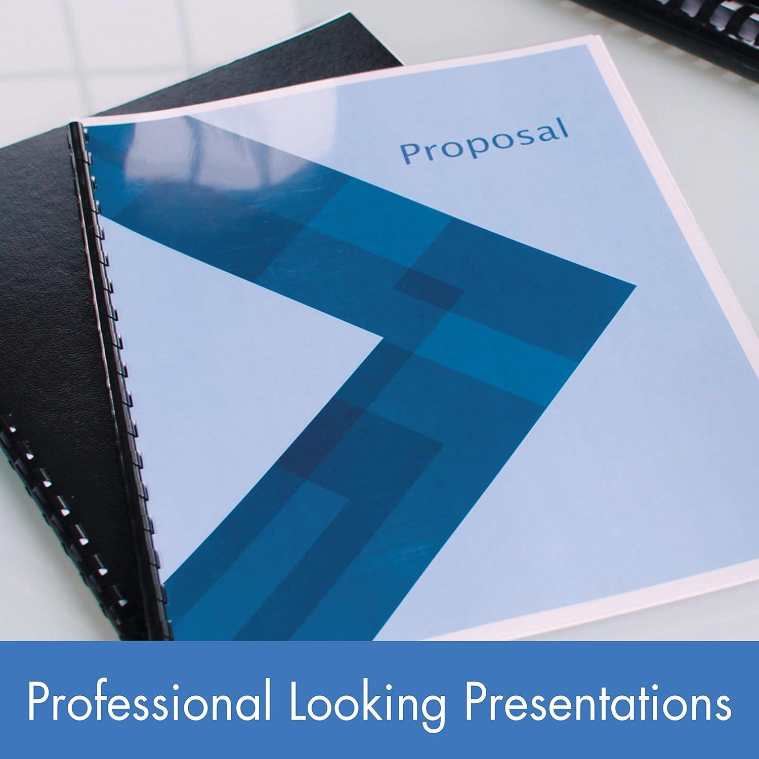 imageMead CombBind Binding SpinesSpiralsCoilsCombs 916quot 105 Sheet Capacity Black 125 Pack 4000138Pack of 4