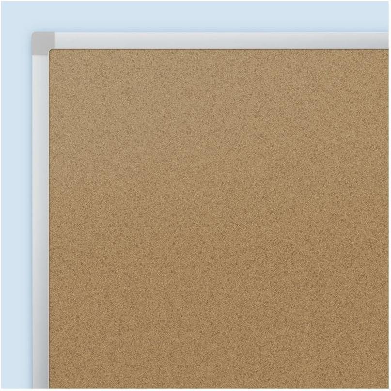 imageMead Corkboard 3 x 2 Bulletin Board Aluminum Frame Cork Board 85361CorkboardAluminum