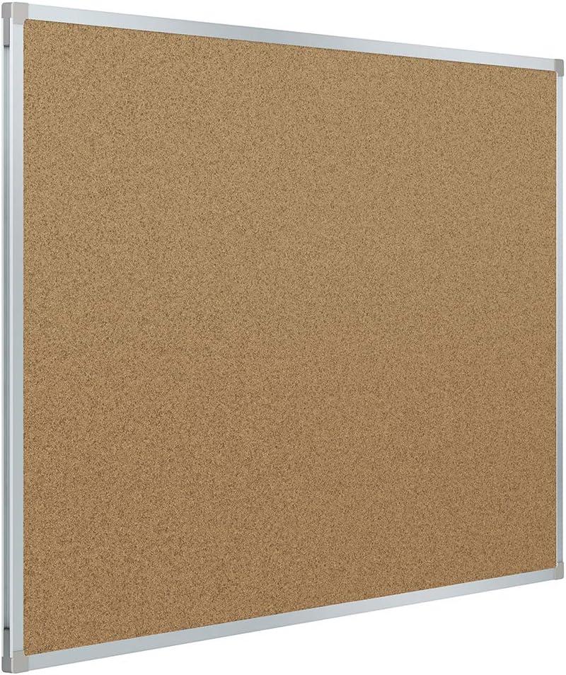 imageMead Corkboard 3 x 2 Bulletin Board Aluminum Frame Cork Board 85361CorkboardAluminum