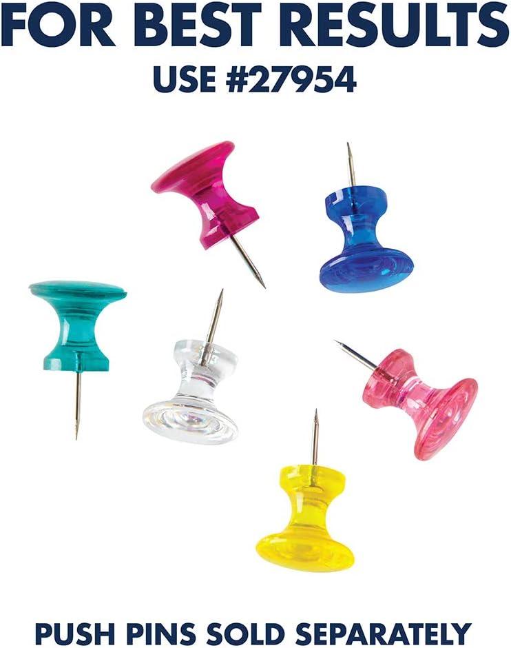 imageMead Corkboard 3 x 2 Bulletin Board Aluminum Frame Cork Board 85361CorkboardOak