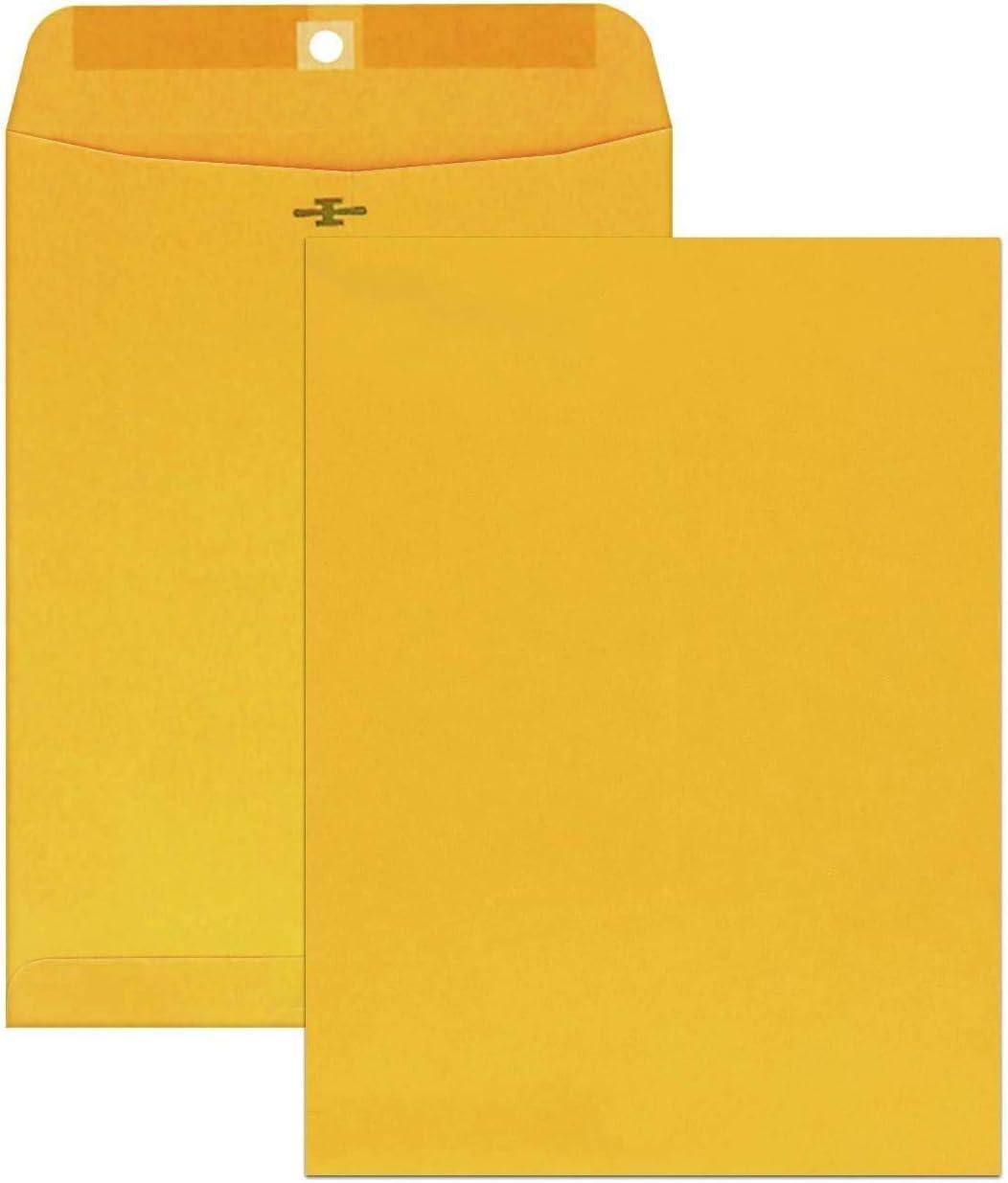 imageMead Envelopes 10quot x 13quot Clasp Closure Brown Kraft AllPurpose 24lb Paper Mailing Envelopes 15 Count 7602210 x 13