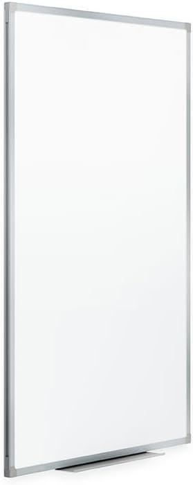 imageMead White Board 24quot x 18quot Dry Erase Whiteboard For Wall NonMagnetic WhiteSilver 8535536W x 24H