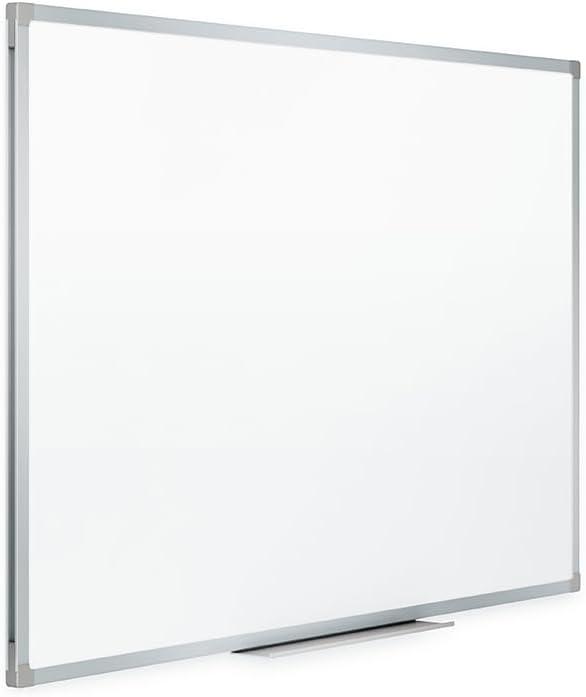 imageMead White Board 24quot x 18quot Dry Erase Whiteboard For Wall NonMagnetic WhiteSilver 8535548W x 36H