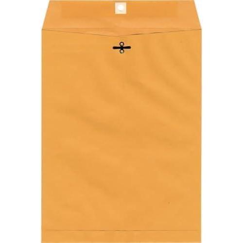 imageMead Envelopes 10quot x 13quot Clasp Closure Brown Kraft AllPurpose 24lb Paper Mailing Envelopes 15 Count 7602220Box Pack of 12