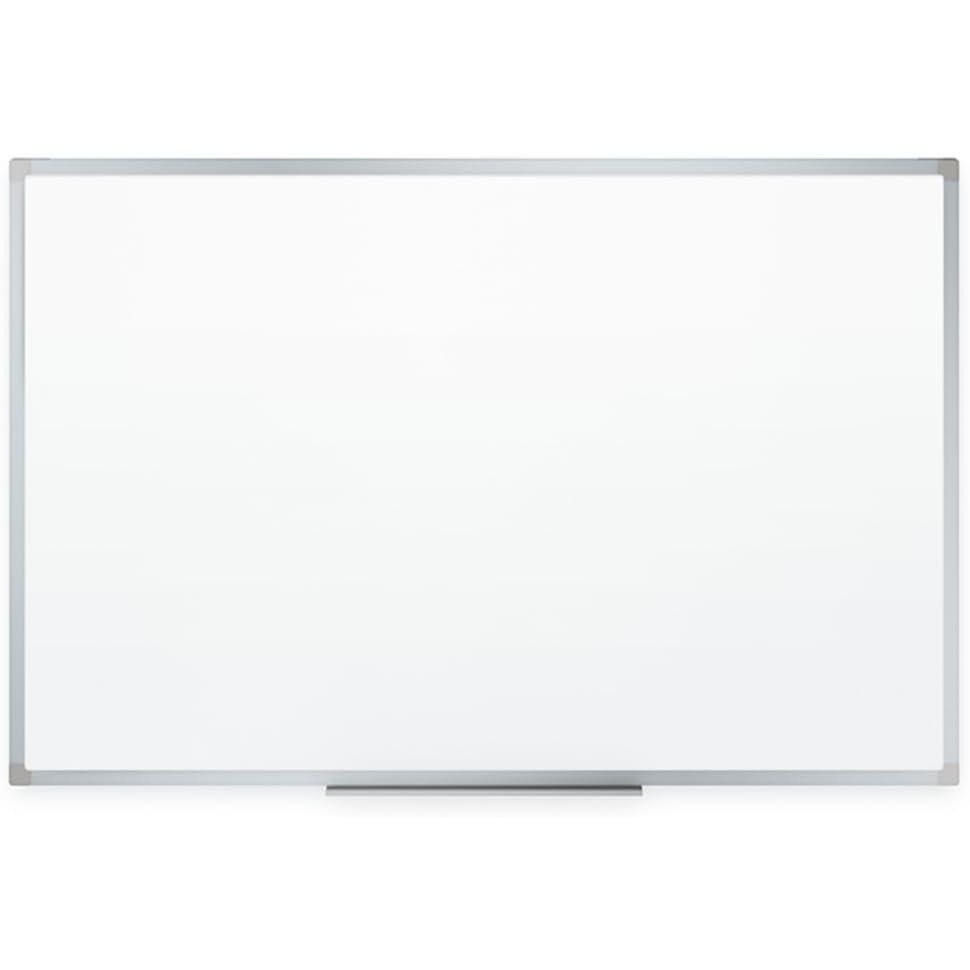 imageMead White Board 24quot x 18quot Dry Erase Whiteboard For Wall NonMagnetic WhiteSilver 8535596W x 48H