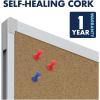 imageMead Corkboard 3 x 2 Bulletin Board Aluminum Frame Cork Board 85361CorkboardAluminum