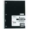 imageMead Spiral Notebook 4 Pack 1 Subject Wide Ruled Paper 712quot x 1012quot 70 Sheets per Notebook Colors Will Vary 930200ECM25Color Selected for You