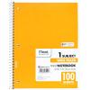 imageMead Spiral Notebook 4 Pack 1 Subject Wide Ruled Paper 712quot x 1012quot 70 Sheets per Notebook Colors Will Vary 930200ECM25Color Selected for You