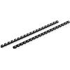 imageMead CombBind Binding SpinesSpiralsCoilsCombs 916quot 105 Sheet Capacity Black 125 Pack 400013838