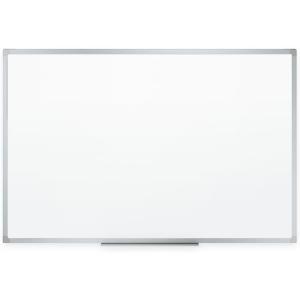 imageMead White Board 24quot x 18quot Dry Erase Whiteboard For Wall NonMagnetic WhiteSilver 8535596W x 48H