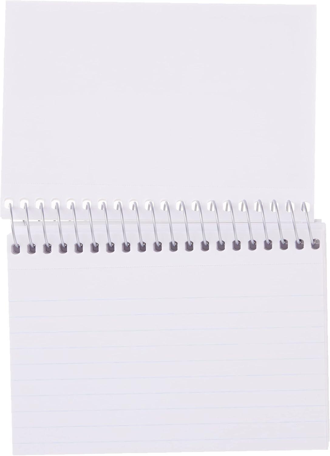 imageMead Index Cards 3quot x 5quot Ruled Front Blank Back 50 Cards White 631301 Count Pack of 2