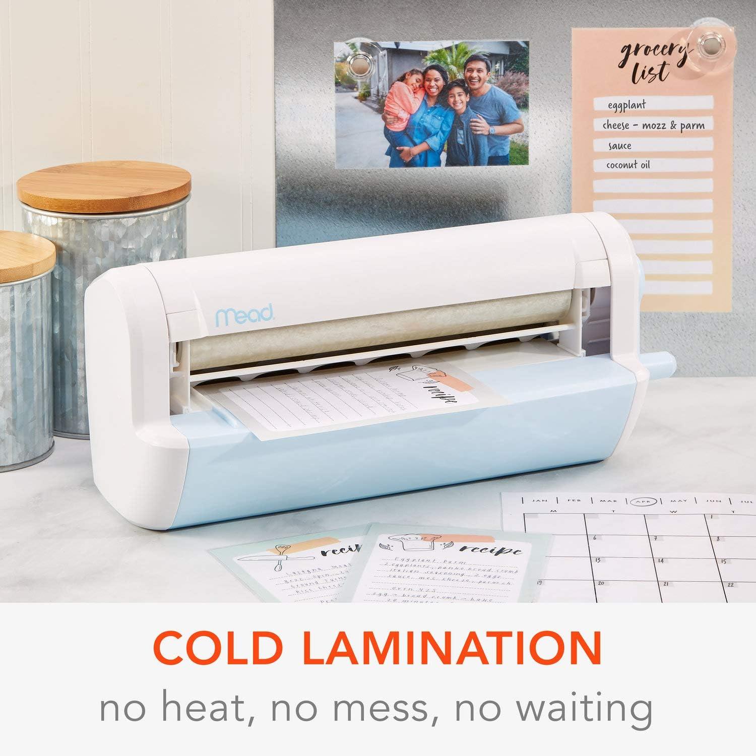 imageMead Laminator Cold Seal Lamination Machine 9quot Max Width Classroom Office Home Projects 628100