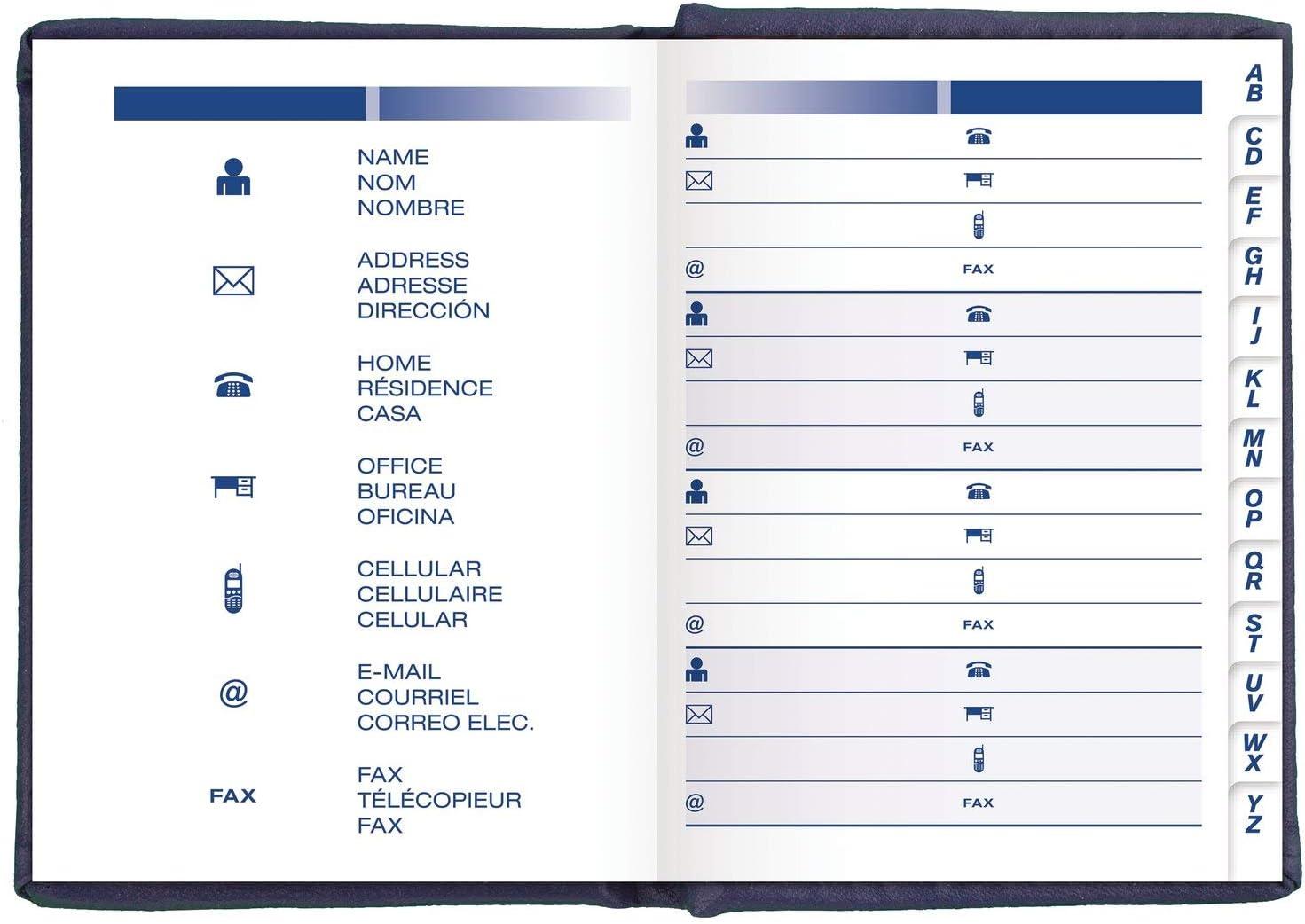 imageMead Telephone ampamp Address Book 3quot x 4quot 384 Entries Color Will Vary 67142Original version