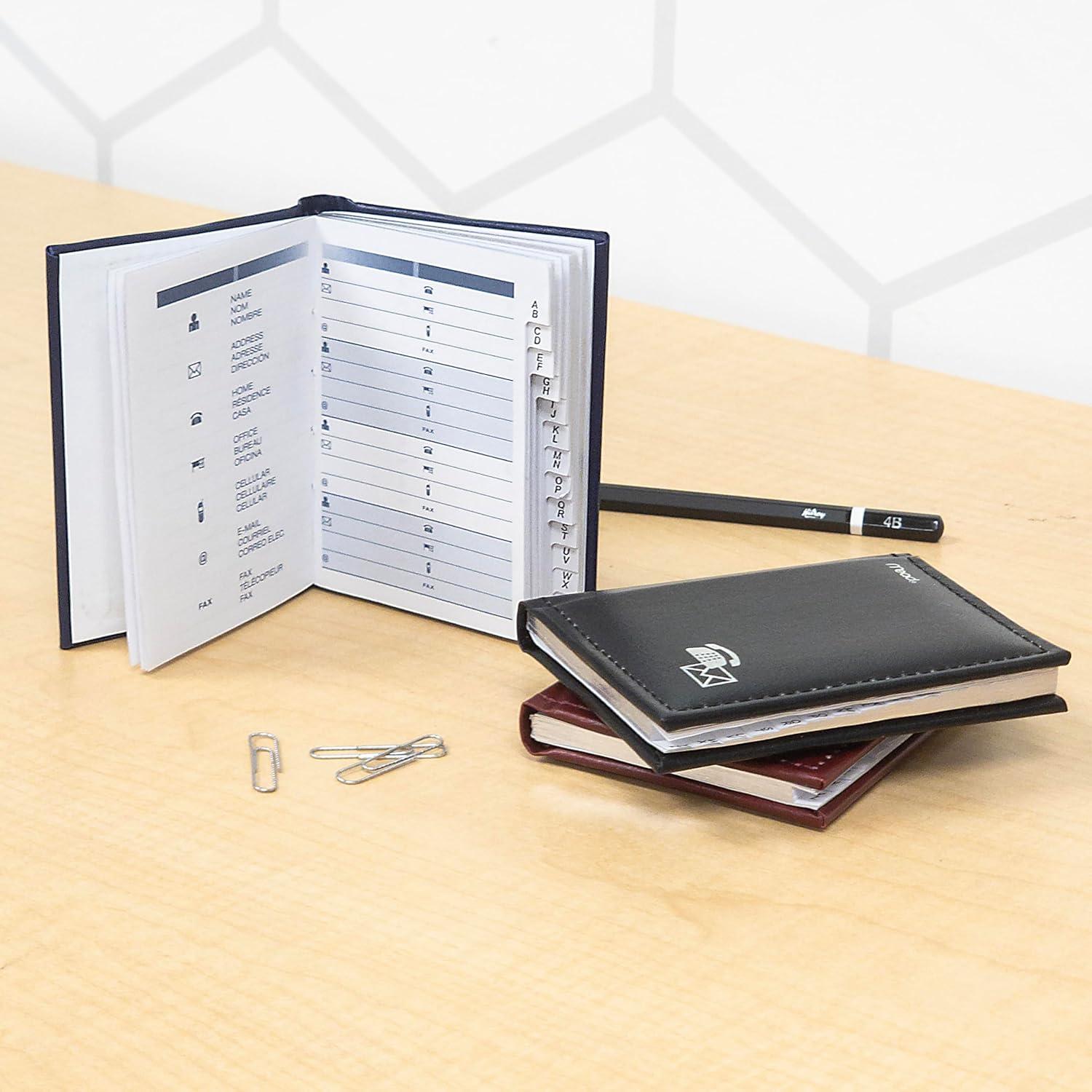 imageMead Telephone ampamp Address Book 3quot x 4quot 384 Entries Color Will Vary 67142Original version