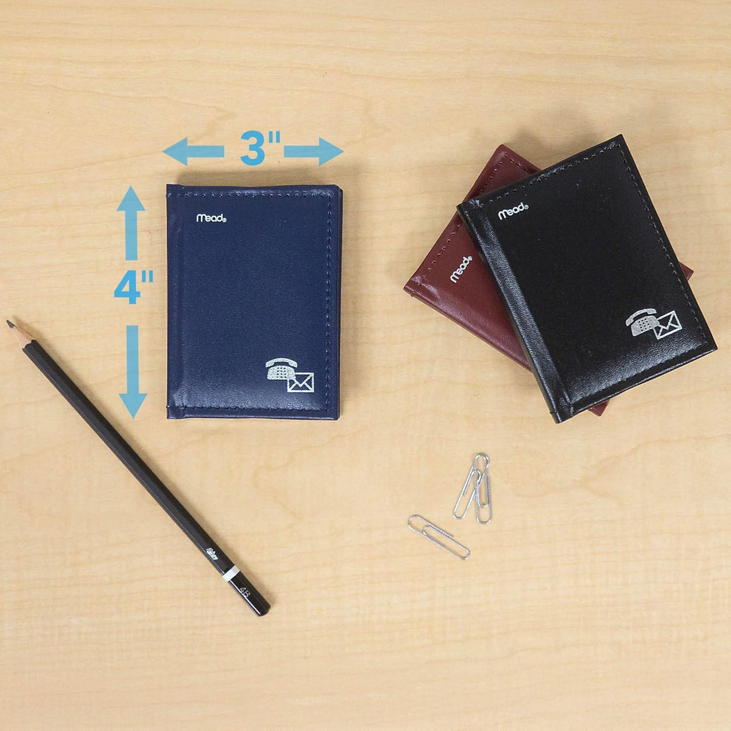 imageMead Telephone ampamp Address Book 3quot x 4quot 384 Entries Color Will Vary 67142Original version