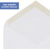 imageMead A2 Invitation Envelopes 438quot x 534quot Gummed Closure White Woven Premium 24lb Paper Mailing Envelopes 100 Count CO1981 Count Pack of 100