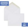 imageMead A2 Invitation Envelopes 438quot x 534quot Gummed Closure White Woven Premium 24lb Paper Mailing Envelopes 100 Count CO1981 Count Pack of 200