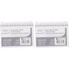 imageMead Index Cards 3quot x 5quot Ruled Front Blank Back 50 Cards White 631301 Count Pack of 2