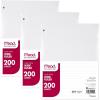 imageMead Loose Leaf Paper 3 Pack Notebook Paper Wide Ruled Filler Paper Standard 8 x 105 200 Sheets per Pack 73183Pack of 3