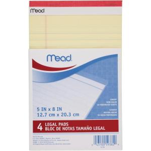 imageMead Legal Pads Wide Ruled Paper 812quot x 1134quot 50 Sheets Memo Pads Note Pads Steno Pads 3 Pack 593865 x 8