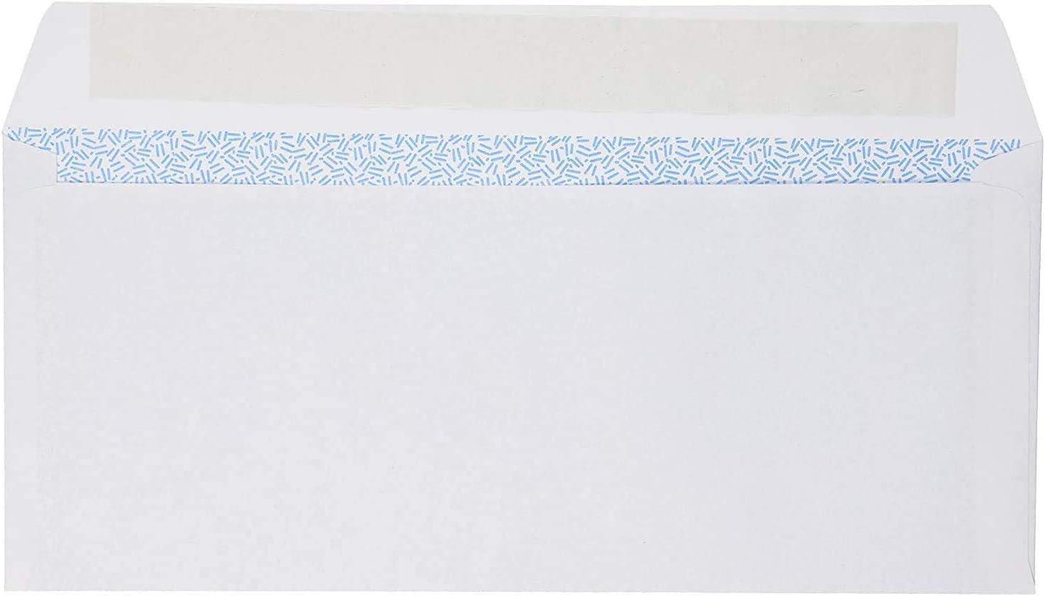 imageMead 10 Envelopes Security Printed Lining for Privacy PressIt SealIt Self Adhesive Closure AllPurpose 20lb Paper 418quot x 912quot White 45 per Box 75026  Pack of 210 418 x 912