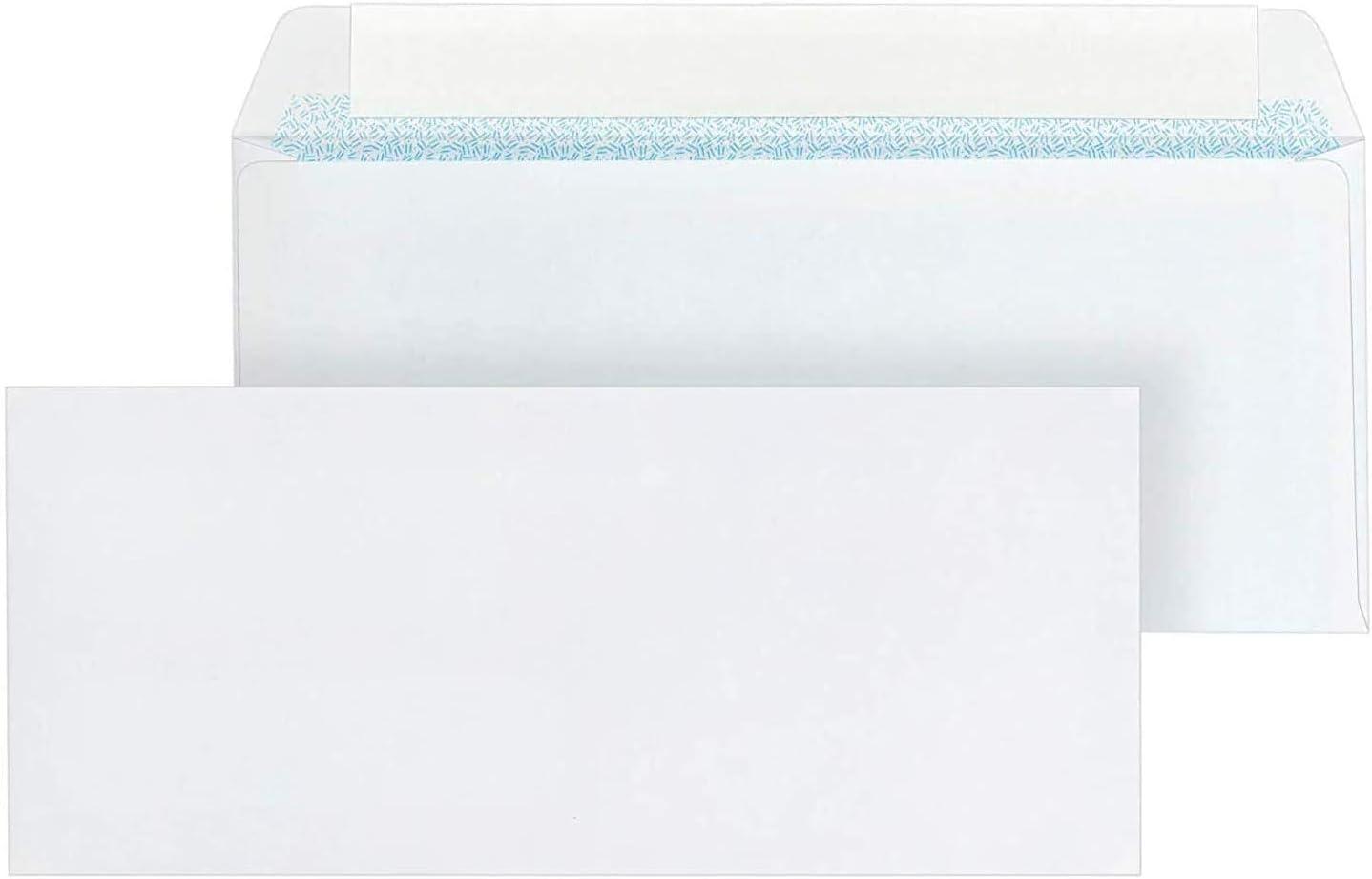 imageMead 10 Envelopes Security Printed Lining for Privacy PressIt SealIt Self Adhesive Closure AllPurpose 20lb Paper 418quot x 912quot White 45 per Box 75026  Pack of 210 418 x 912