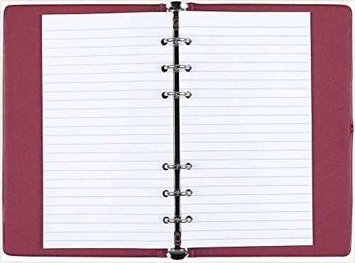 imageMead 5quot x 3quot Memo Book 6Ring with Narrow Ruled Paper Assorted Colors 46000